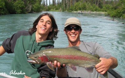 Río Kenai, Salmones del Pacífico