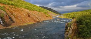 Pesca en Islandia: Salmón en el Río Langá