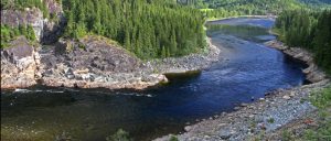 Río Namsen, Tramo de Fossland