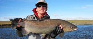 Pesca de Reos en el Río Grande, Tierra del Fuego, Argentina