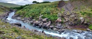 Pesca de salmón Midfjardará. Islandia