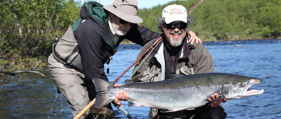 Península de Kola Salmón pescado a mosca