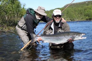 30+ lb Drozdovka River salmon