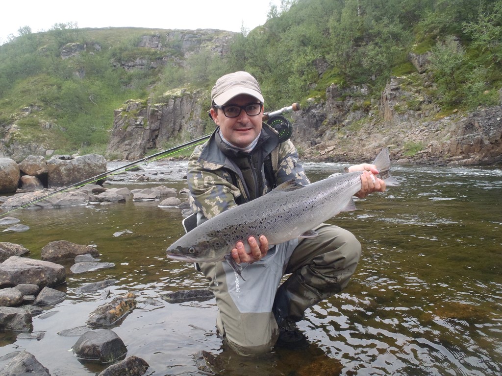 Sidorovka River salmon