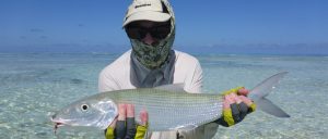 Seychelles Fly fishing for bone fish