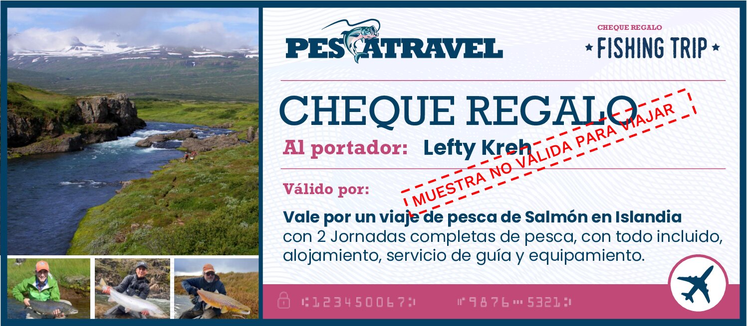 Cheque Regalo de un Viaje de Pesca con PescaTravel